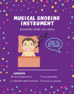 musical snoring purple